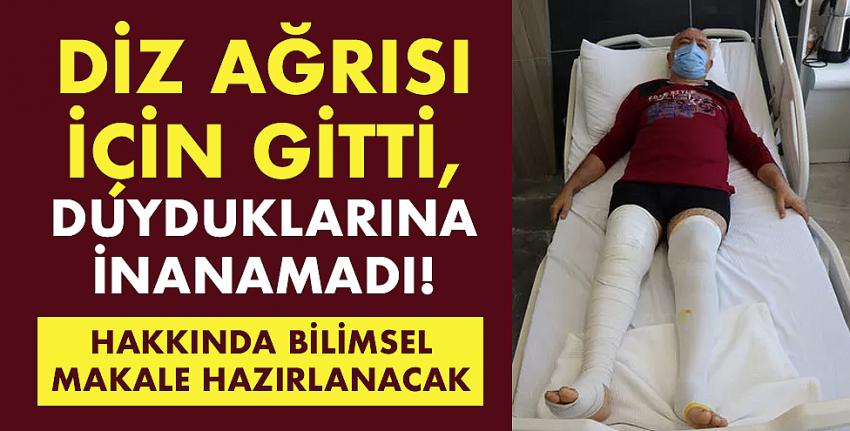 Diz ağrısı için gitti, duyduklarına inanamadı! Hakkında bilimsel makale hazırlanacak