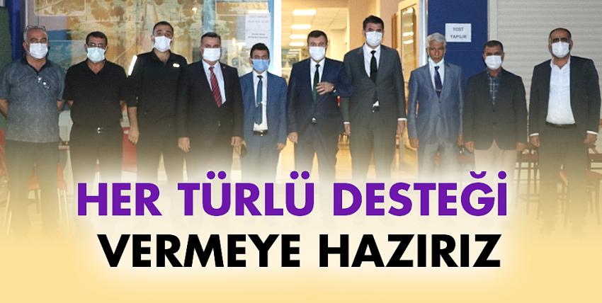 Her türlü desteği vermeye hazırız