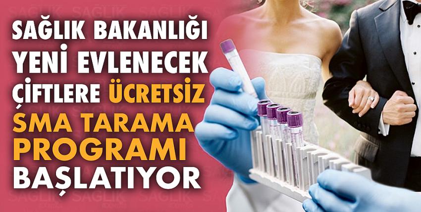 Evlilik öncesi ücretsiz SMA testi