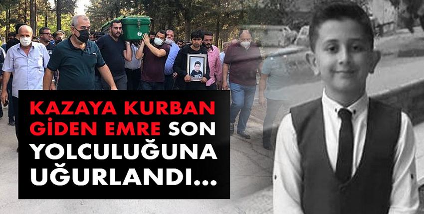 Kazaya kurban giden Emre son yolculuğuna uğurlandı