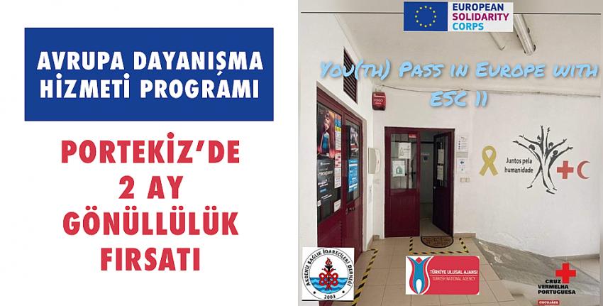 Portekizde 2 ay Gönüllülük Fırsatı