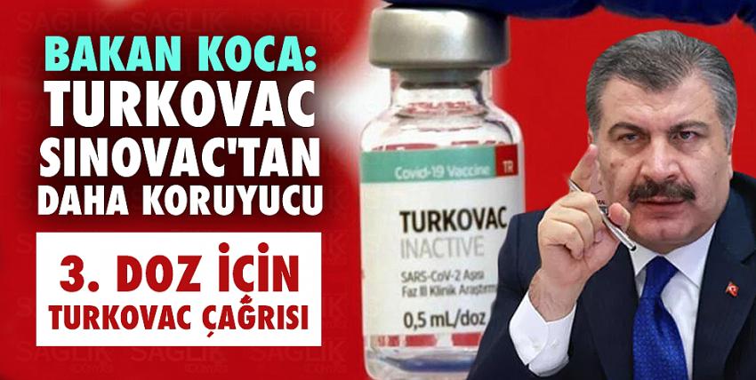 Bakan Koca: Turkovac, Sinovac