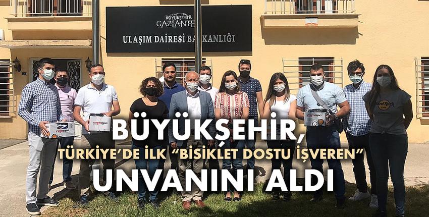 Büyükşehir, Türkiye’de İlk “Bisiklet Dostu İşveren” Unvanını Aldı