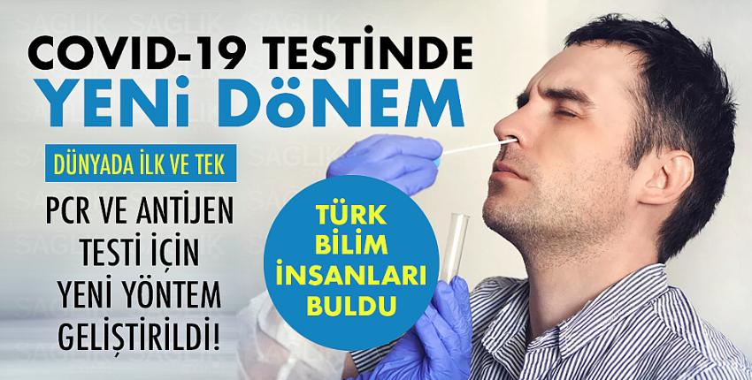 Koronavirüs testinde yeni yöntem:Burundan korona testine son! 