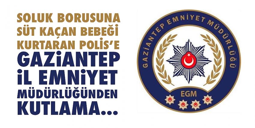 Kahraman Polise Gaziantep Emniyetinden Kutlama