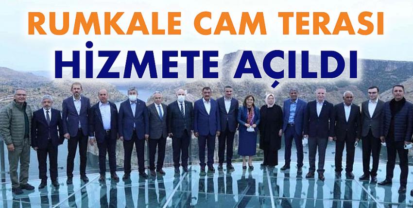 Rumkale Cam Terası hizmete açıldı