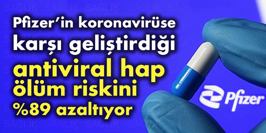 Pfizer’in koronavirüse karşı geliştirdiği antiviral hap ölüm riskini yüzde 89 azaltıyor