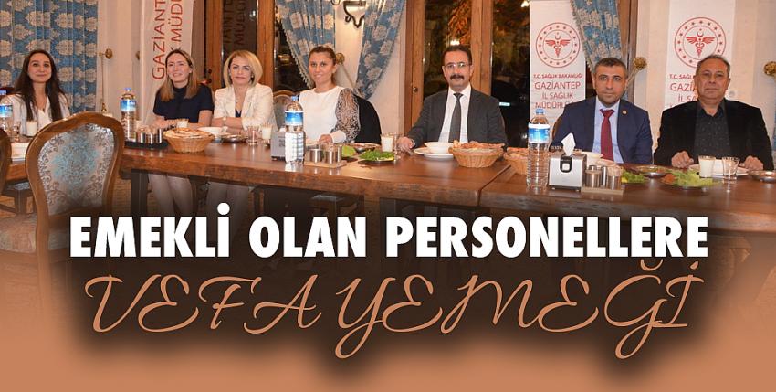 Emekli Olan Personellere Vefa Yemeği