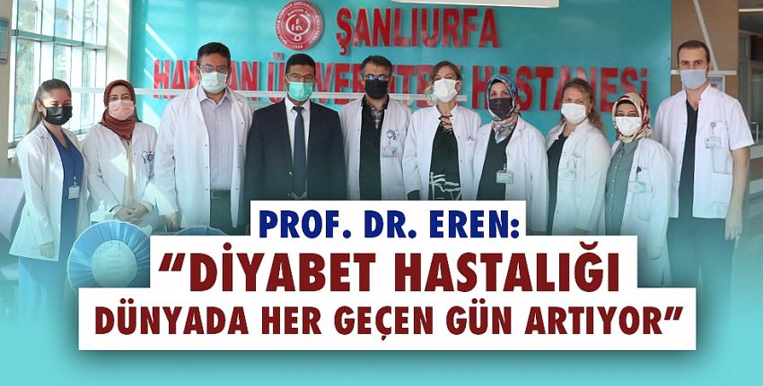 Prof. Dr. Eren: “Diyabet Hastalığı Dünyada Her Geçen Gün Artıyor”