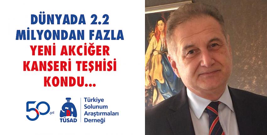 Dünyada 2,2 milyondan fazla  yeni akciğer kanseri teşhisi kondu