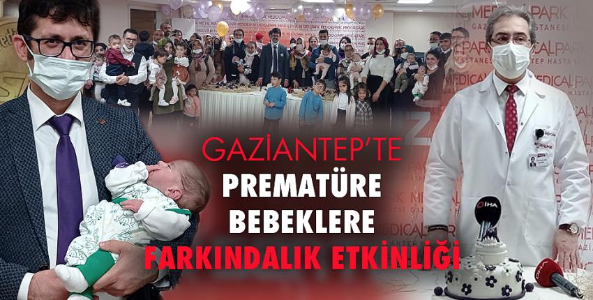 Gaziantep’te prematüre bebeklere farkındalık etkinliği