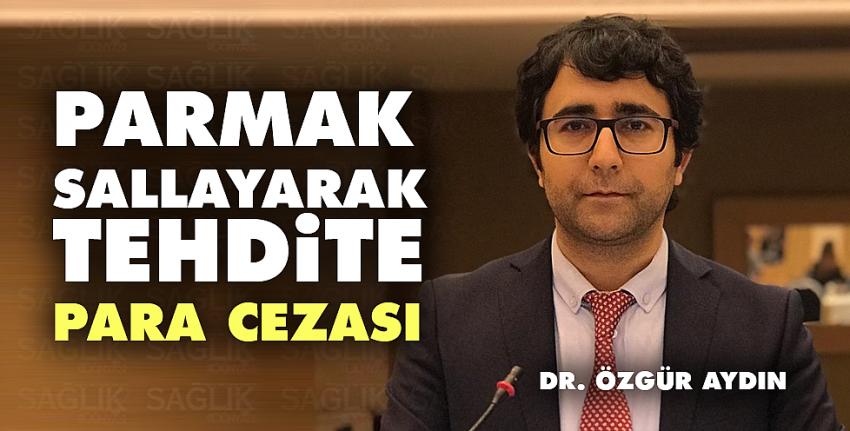 Parmak sallayarak tehdite para cezası