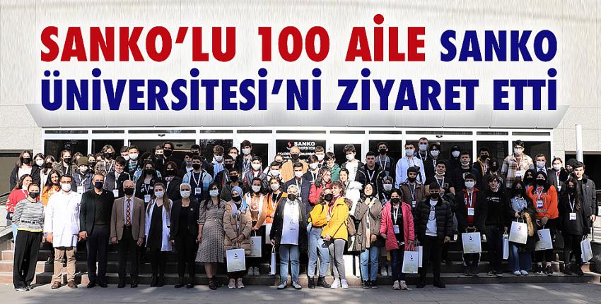 SANKO’lu 100 Aile SANKO Üniversitesi’ni Ziyaret Etti