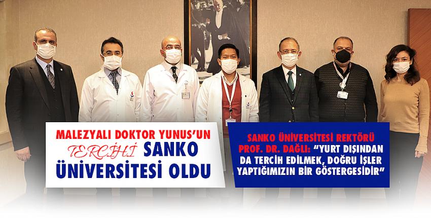 Malezyalı Doktor Yunus’un Tercihi SANKO Üniversitesi Oldu