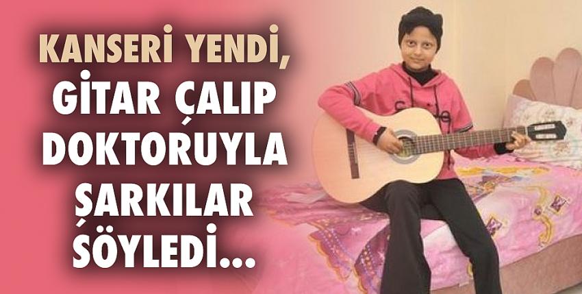 Kanseri yendi, gitar çalıp doktoruyla şarkılar söyledi