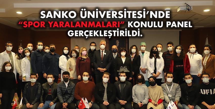 SANKO Üniversitesi’nde “Spor Yaralanmaları” konulu panel gerçekleştirildi.