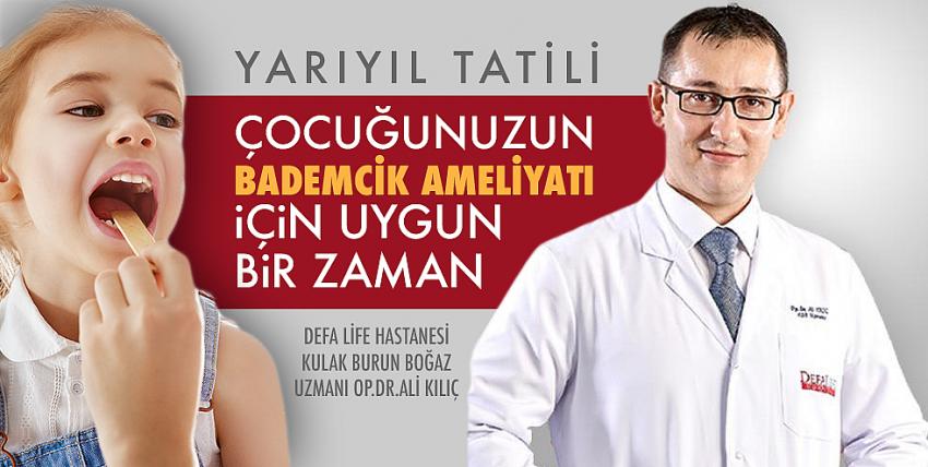 Çocukarda Bademcik Ameliyatı 