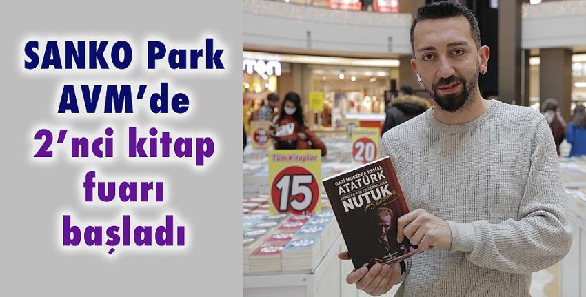 SANKO Park AVM’de 2’nci kitap fuarı başladı