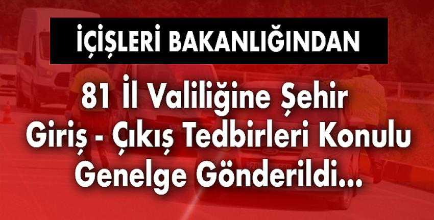Yeni Şehir Giriş-Çıkış Tedbirleri