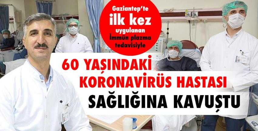 60 Yaşındaki Koronavirüs Hastası Sağlığına Kavuştu