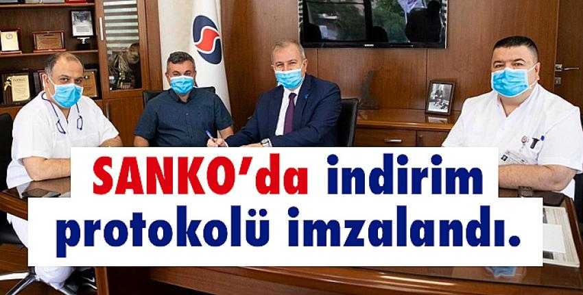 Sanko’da indirim protokolü imzalandı.