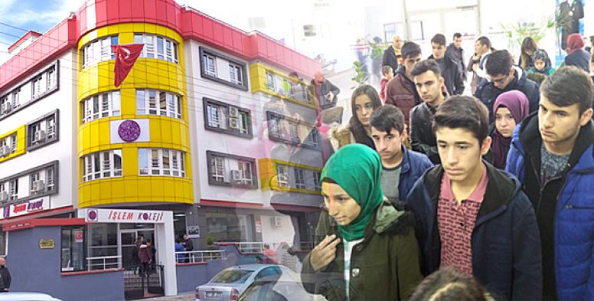 İşlem Kolejinde Bursluluk Sınavına Yoğun İlgi