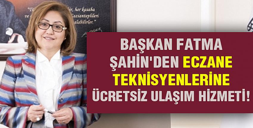 Eczane Teknisyenlerine Ücretsiz Ulaşım Hizmeti!