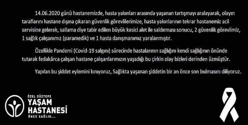 Yapılan bu şiddet eylemini kınıyoruz!