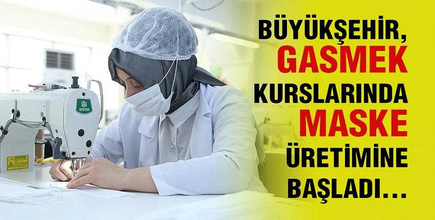 Günlük Üretilen 10 Bin Maske Halka Ücretsiz Dağıtılacak