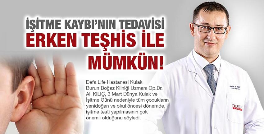 İşitme Kaybı’nın Tedavisi Erken Teşhis İle Mümkün!