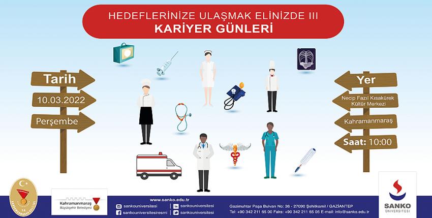 SANKO Üniversitesi Kahramanmaraş’ta Kariyer Günü Düzenliyor