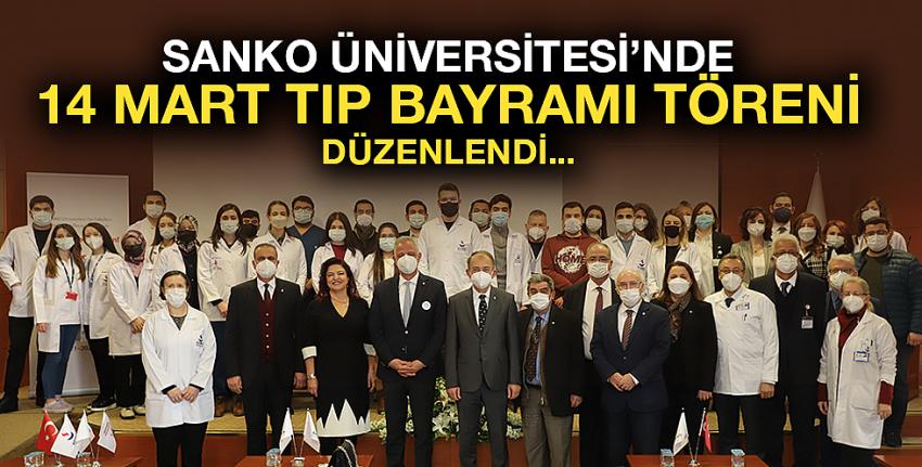 SANKO Üniversitesi’nde 14 Mart Tıp Bayramı Töreni Düzenlendi