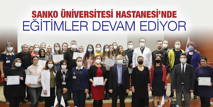 SANKO Üniversitesi Hastanesi’nde Eğitimler Devam Ediyor