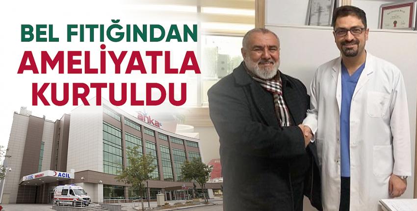 Bel fıtığından ameliyatla kurtuldu