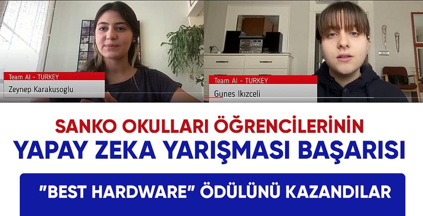 SANKO Okulları Öğrencilerinin Yapay Zeka Yarışması Başarısı 