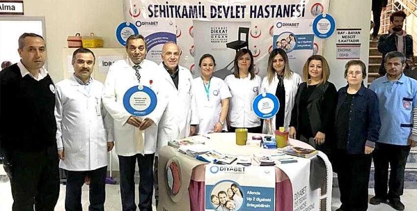 Şehitkamil Devlet Hastanesinde Diyabet Günü Etkinliği