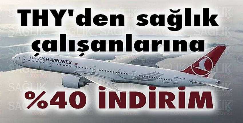 Sağlık çalışanları yüzde 40 indirimli uçacak!