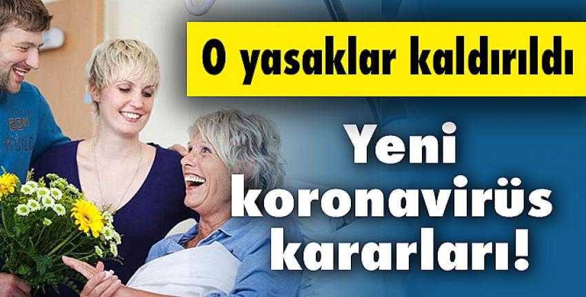 Yeni koronavirüs kararları! 